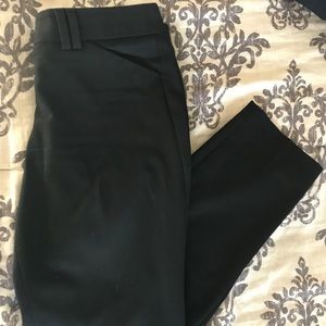 Black express crop dress pants